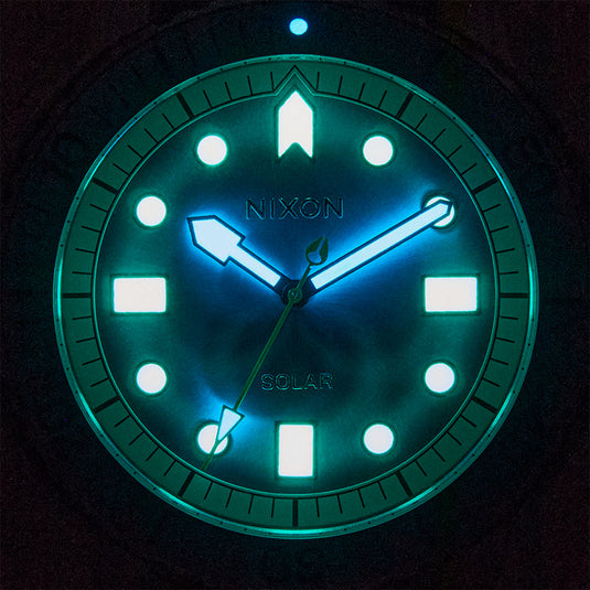 Nixon Stinger 44 Solar Stainless Steel Watch 