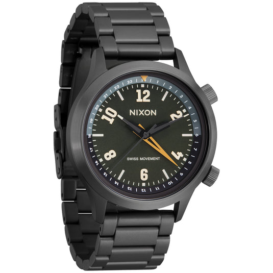 Nixon The Drifter 40 GMT Stainless Steel Watch 4