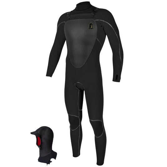O'Neill Mutant Legend 4.5/3.5 Hooded Chest-Zip Wetsuit 1