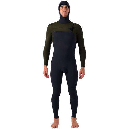O'Neill Hyperfreak 4/3+ Hooded Chest-Zip Wetsuit 7