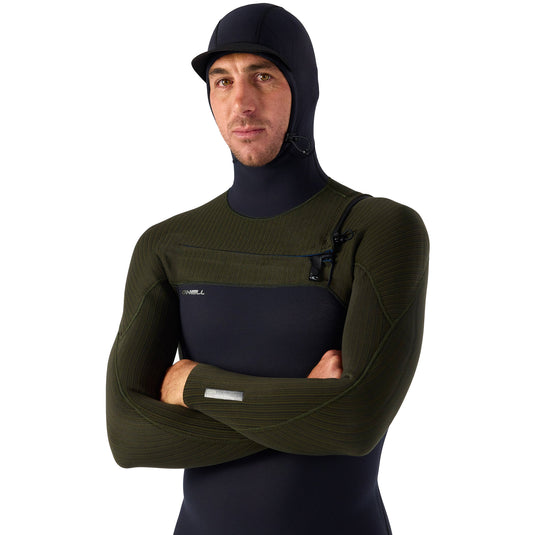 O'Neill Hyperfreak 4/3+ Hooded Chest-Zip Wetsuit 11