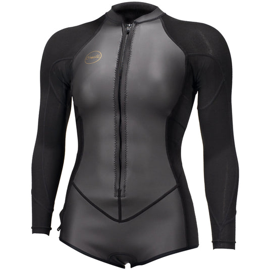O'Neill Women's Bahia 2/1 Long Sleeve Front-Zip Spring Wetsuit 1