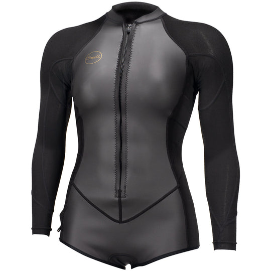 O'Neill Women's Bahia 2/1 Long Sleeve Front-Zip Spring Wetsuit
