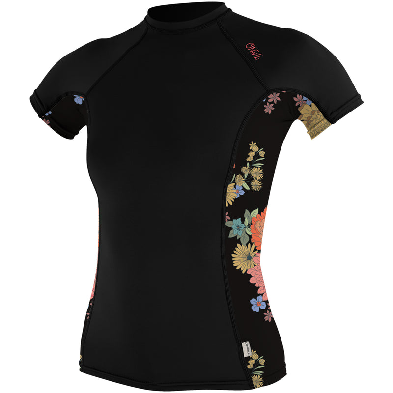 Load image into Gallery viewer, O'Neill Women's Side Print Short Sleeve Rash Guard 1
