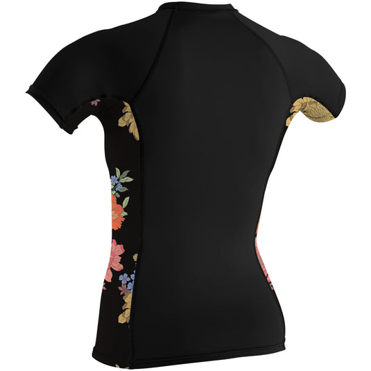 O'Neill Women's Side Print Short Sleeve Rash Guard 2
