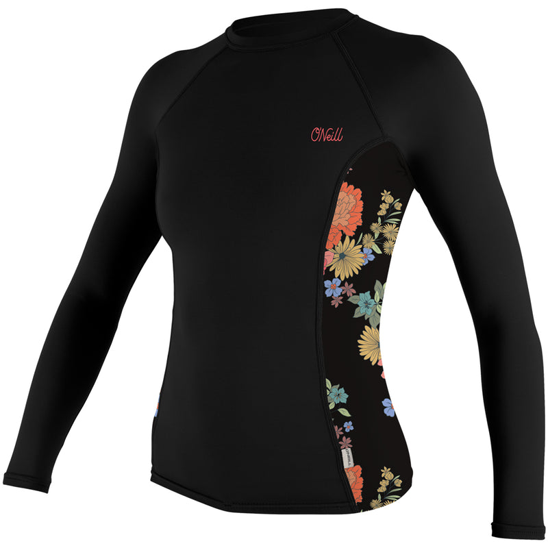 Load image into Gallery viewer, O'Neill Women's Side Print Long Sleeve Rash Guard 1
