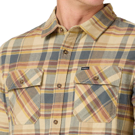 O'Neill Winslow Long Sleeve Button-Up Flannel Shirt 6