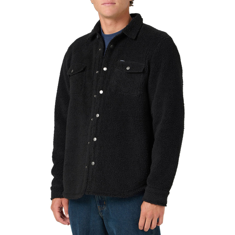 Load image into Gallery viewer, O'Neill Glacier Solid Superfleece Long Sleeve Snap-Button Shirt 5

