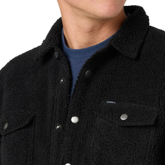 O'Neill Glacier Solid Superfleece Long Sleeve Snap-Button Shirt 6