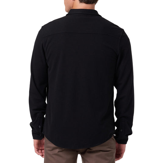 O'Neill Sutton Solid Long Sleeve Button-Up Shirt 4