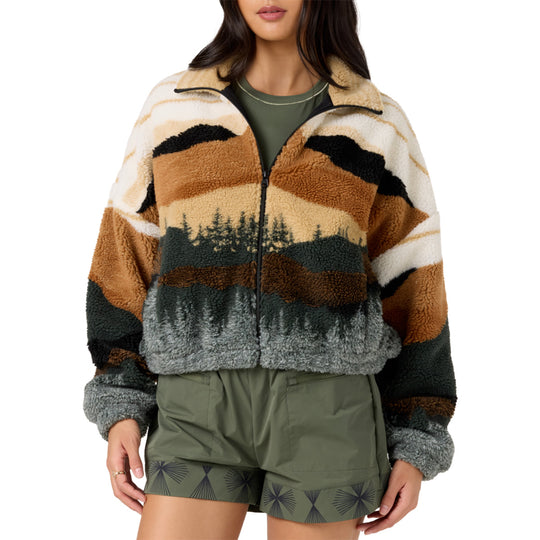 O'Neill Women's Cordin High-Pile Zip-Up Jacket