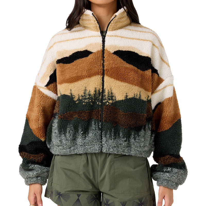 Load image into Gallery viewer, O'Neill Women's Cordin High-Pile Zip-Up Jacket 10

