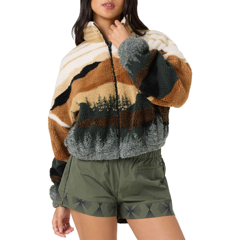Load image into Gallery viewer, O'Neill Women's Cordin High-Pile Zip-Up Jacket 4
