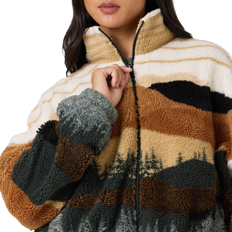Load image into Gallery viewer, O'Neill Women's Cordin High-Pile Zip-Up Jacket 5
