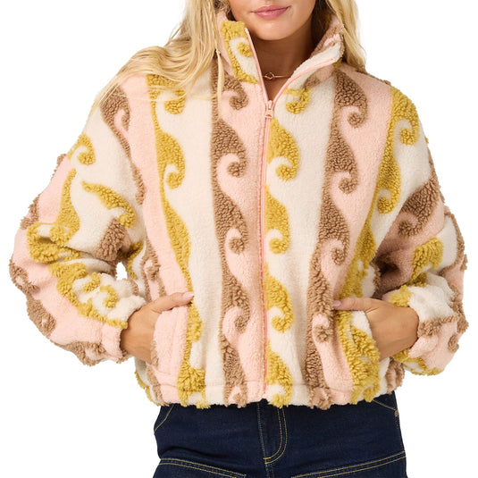 O'Neill Women's Cordin High-Pile Zip-Up Jacket 4