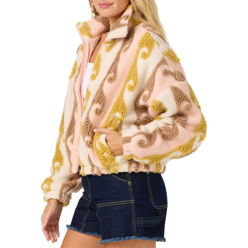 Load image into Gallery viewer, O'Neill Women's Cordin High-Pile Zip-Up Jacket 3
