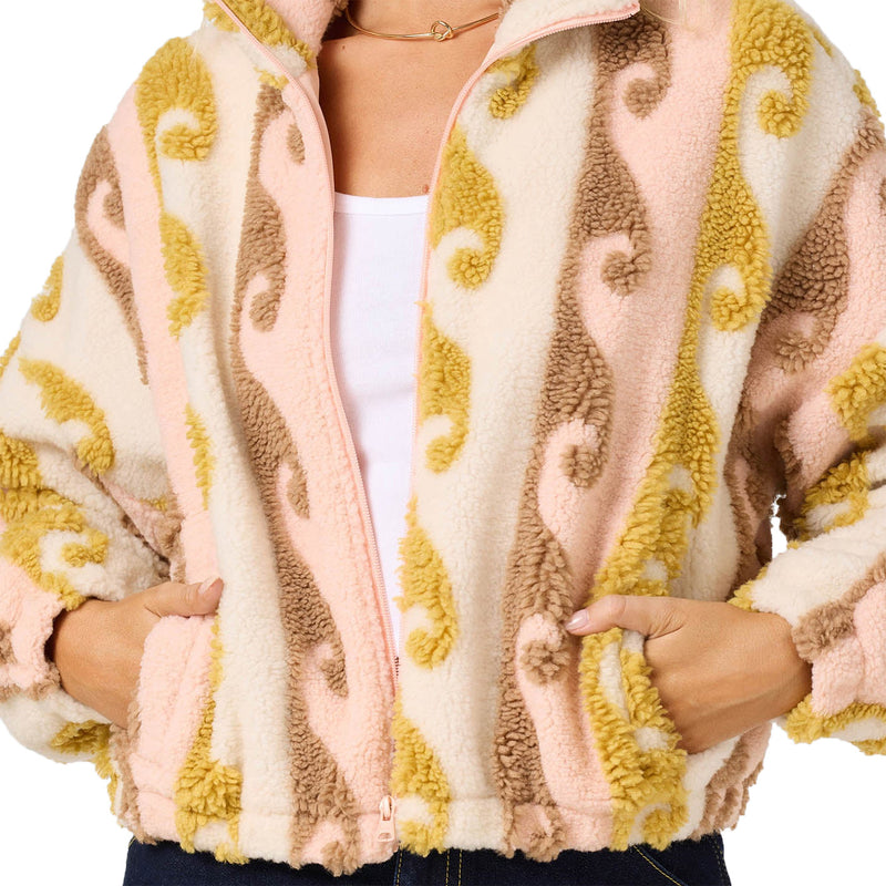 Load image into Gallery viewer, O'Neill Women's Cordin High-Pile Zip-Up Jacket 5
