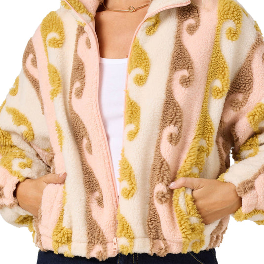 O'Neill Women's Cordin High-Pile Zip-Up Jacket 5