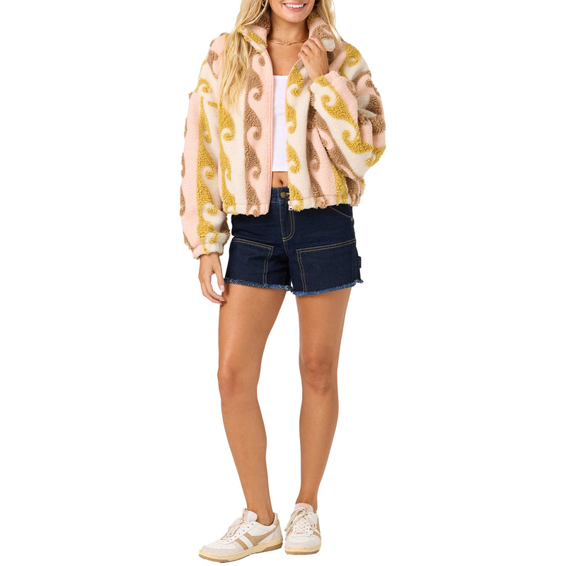 Load image into Gallery viewer, O'Neill Women's Cordin High-Pile Zip-Up Jacket 6
