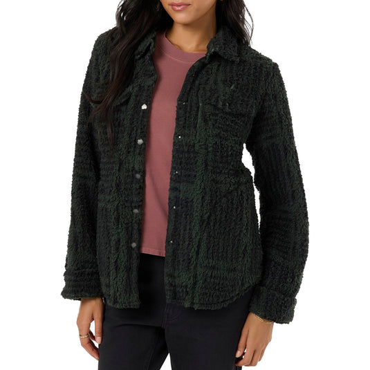 O'Neill Women's Zuma High Pile Snap-Button Jacket 13