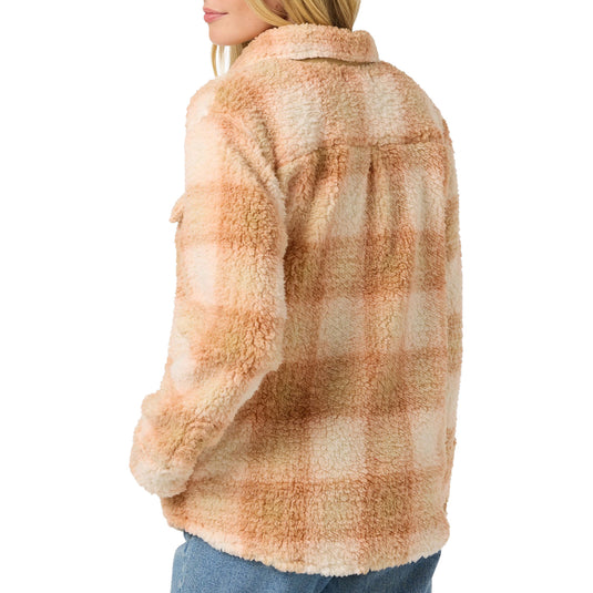 O'Neill Women's Zuma High Pile Snap-Button Jacket 3