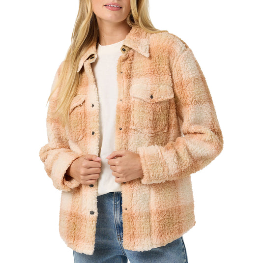 O'Neill Women's Zuma High Pile Snap-Button Jacket 4