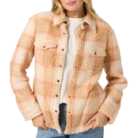 O'Neill Women's Zuma High Pile Snap-Button Jacket 6