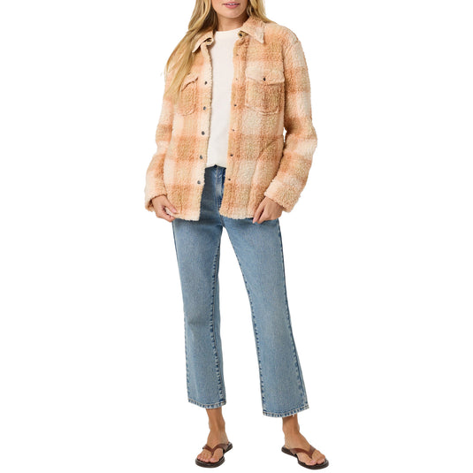 O'Neill Women's Zuma High Pile Snap-Button Jacket 9