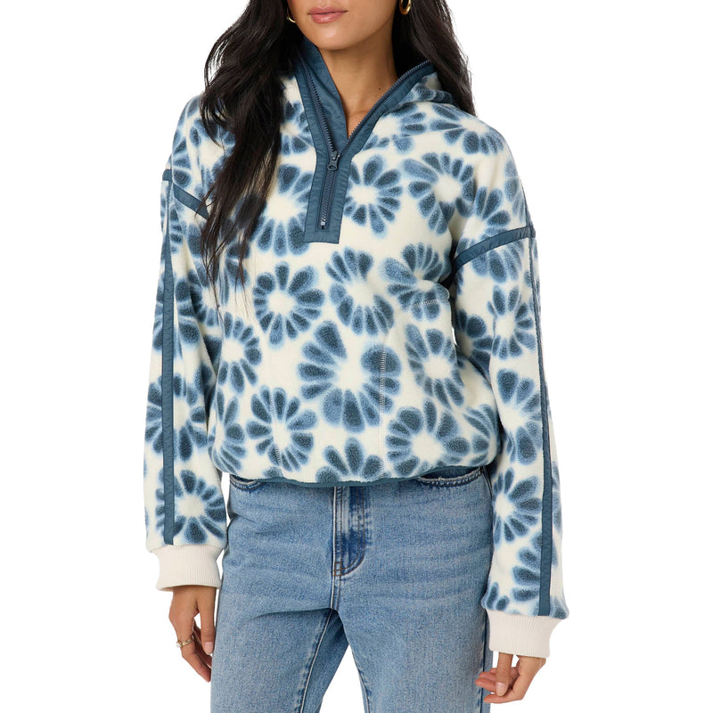 Load image into Gallery viewer, O'Neill Women's TRVLR Margot Superfleece Hooded Half-Zip Jacket 1
