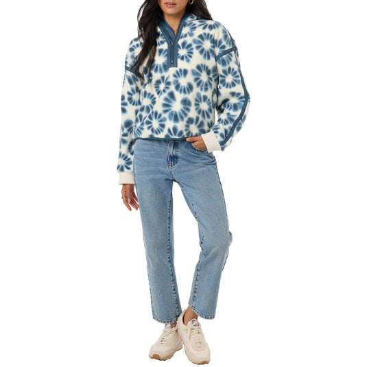 O'Neill Women's TRVLR Margot Superfleece Hooded Half-Zip Jacket 7