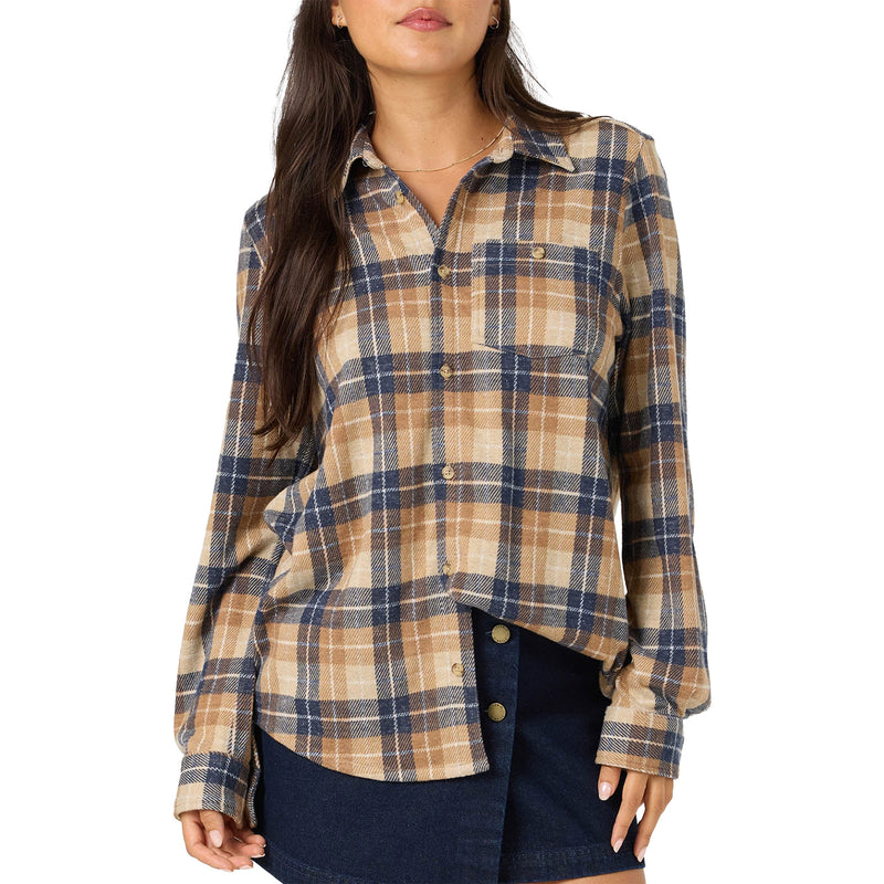 Load image into Gallery viewer, O'Neill Women's Jorgina Long Sleeve Button-Up Shirt 1

