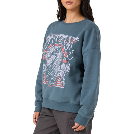 O'Neill Women's Psych'd Oversized Crew Sweatshirt 3
