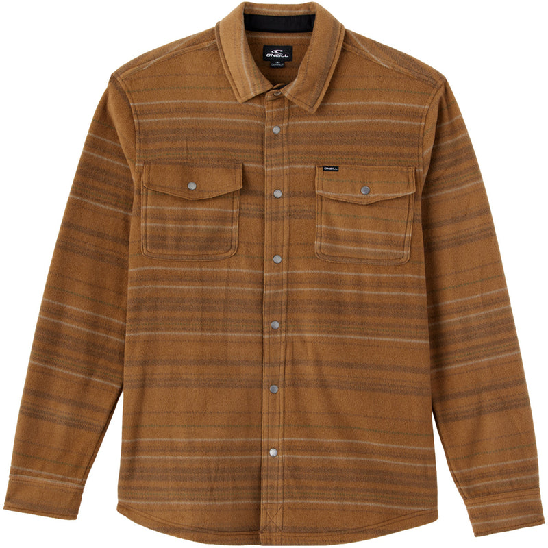 Load image into Gallery viewer, O'Neill Glacier Superfleece Long Sleeve Button-Up Shirt 1
