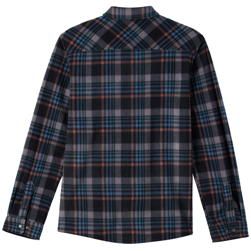 Load image into Gallery viewer, O'Neill Glacier Plaid Superfleece Long Sleeve Button-Up Flannel Shirt 2
