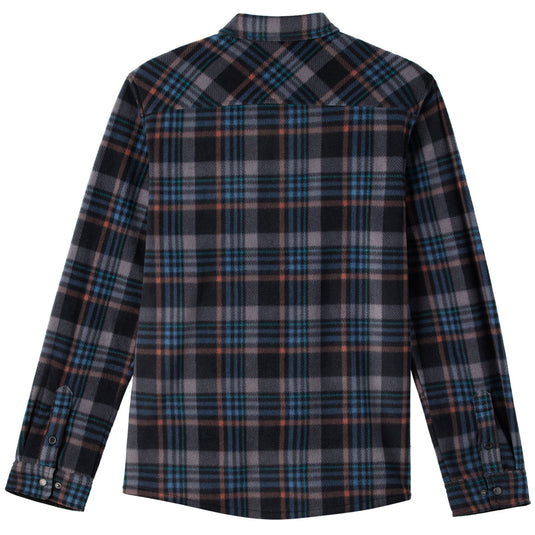 O'Neill Glacier Plaid Superfleece Long Sleeve Button-Up Flannel Shirt 2