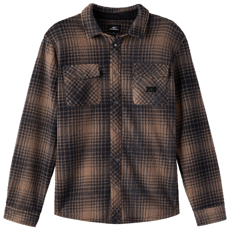 Load image into Gallery viewer, O'Neill Glacier Plaid High Pile Superfleece Shirt 1
