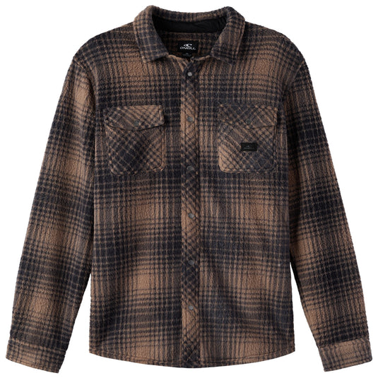 O'Neill Glacier Plaid High Pile Superfleece Shirt 1
