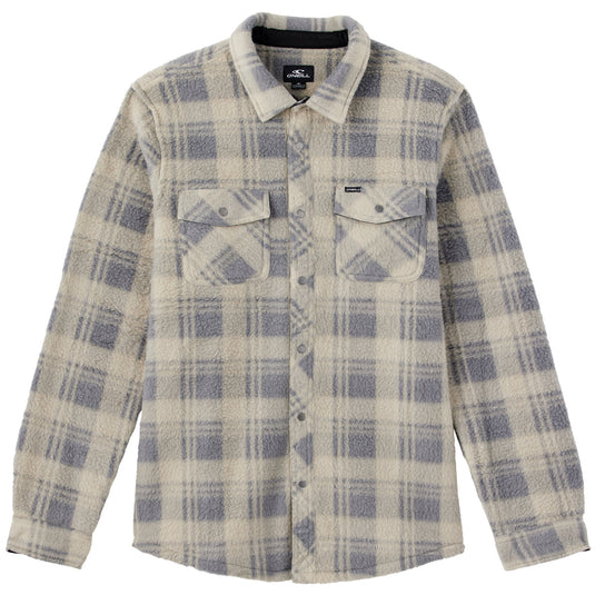 O'Neill Glacier Plaid High Pile Superfleece Shirt 3