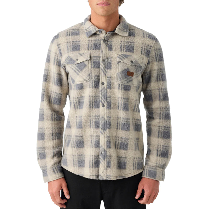Load image into Gallery viewer, O'Neill Glacier Plaid High Pile Superfleece Shirt 5
