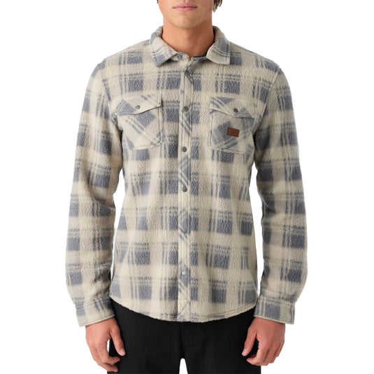 O'Neill Glacier Plaid High Pile Superfleece Shirt 5