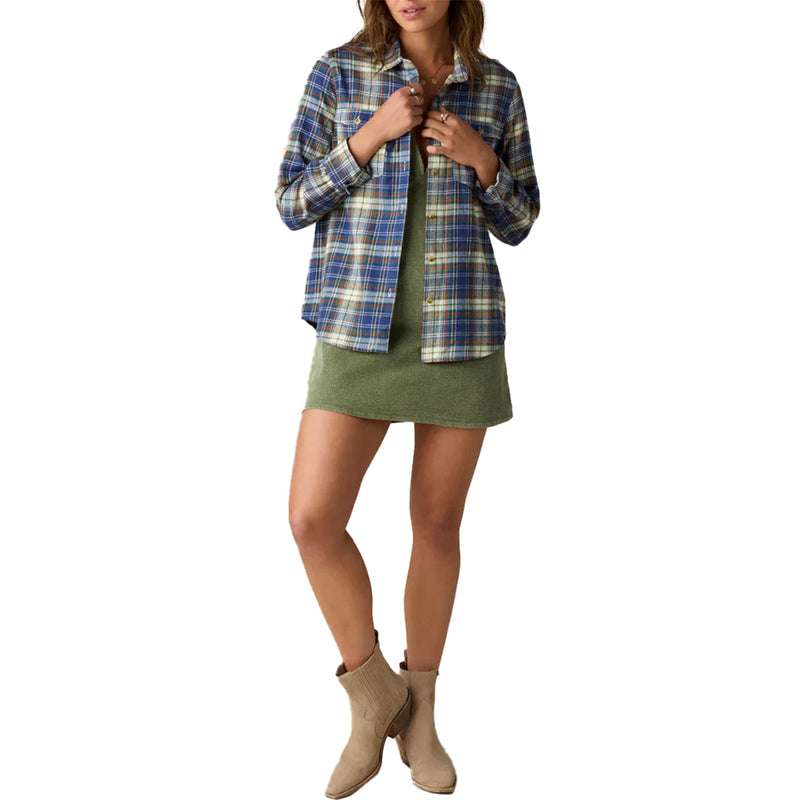 Load image into Gallery viewer, O'Neill Women's Nash Long Sleeve Button-Up Flannel Shirt 13
