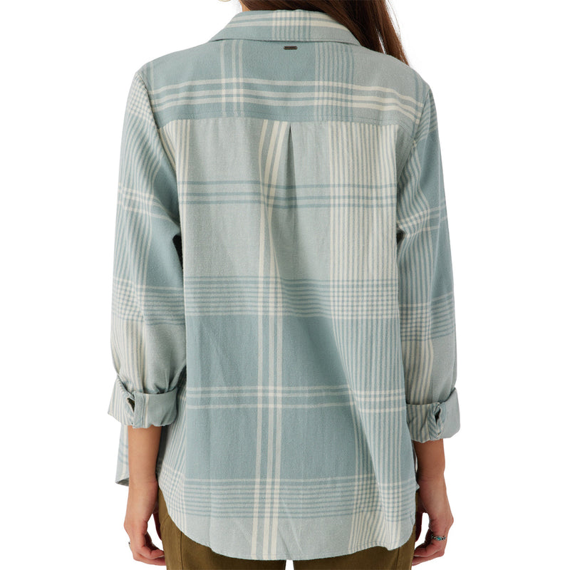 Load image into Gallery viewer, O'Neill Women's Brooks Long Sleeve Button-Up Flannel Shirt 13

