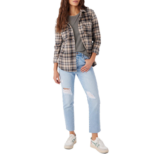 O'Neill Women's Zuma Superfleece Long Sleeve Button-Up Shirt 5