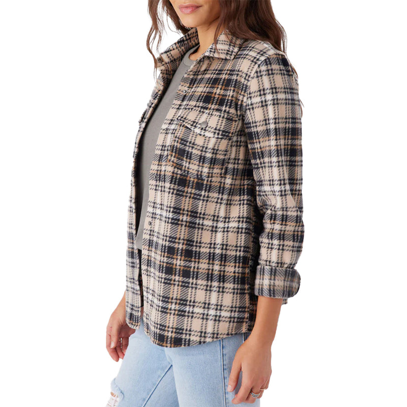 Load image into Gallery viewer, O'Neill Women's Zuma Superfleece Long Sleeve Button-Up Shirt 3
