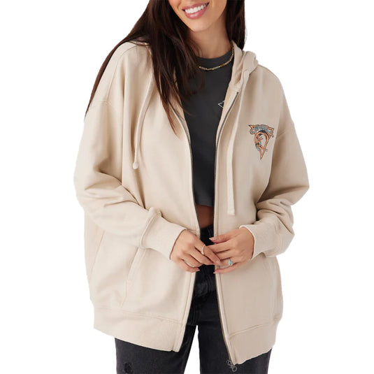 O'Neill Women's Byron Oversized Zip-Up Hoodie 1