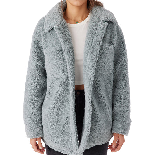 O'Neill Women's Heath Solid High Pile Fleece Jacket 2