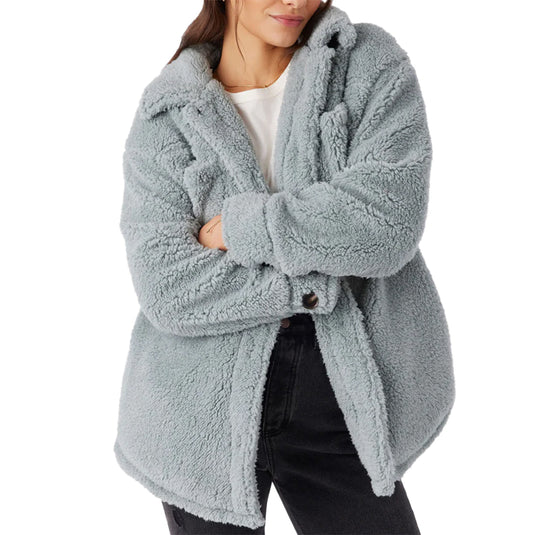 O'Neill Women's Heath Solid High Pile Fleece Jacket 3