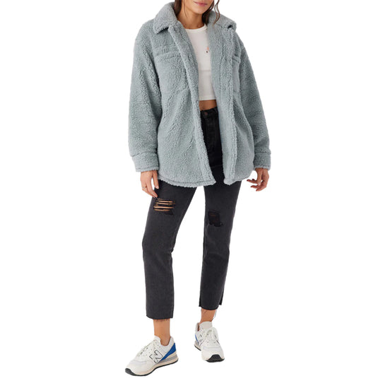 O'Neill Women's Heath Solid High Pile Fleece Jacket 7