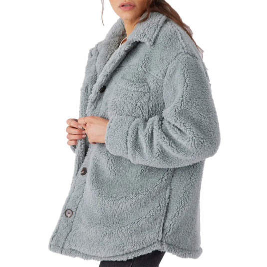 O'Neill Women's Heath Solid High Pile Fleece Jacket 4