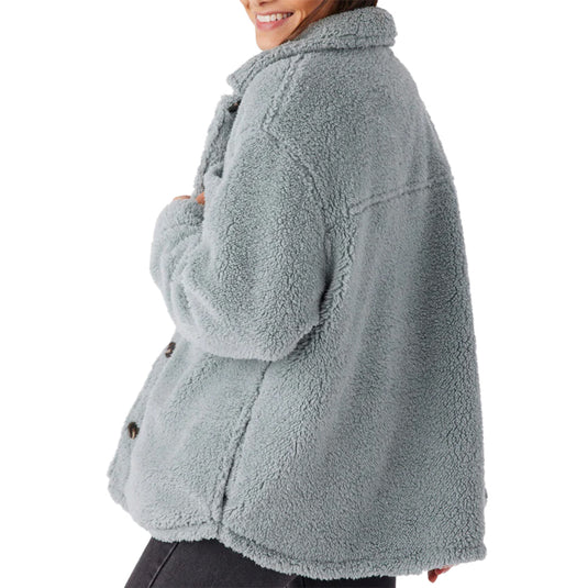 O'Neill Women's Heath Solid High Pile Fleece Jacket 5